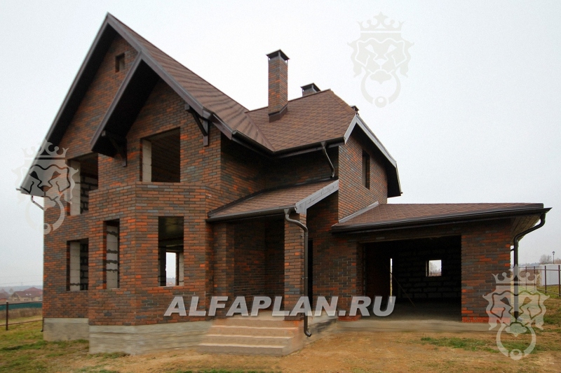 Строительство дома по проекту 102B - фото №1