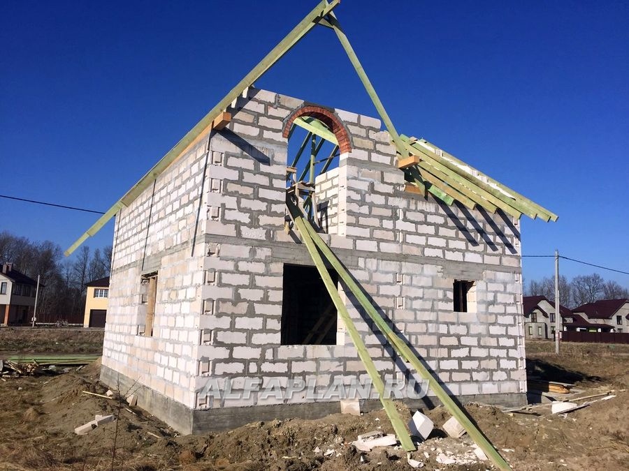 Строительство дома по проекту 103B - фото №33