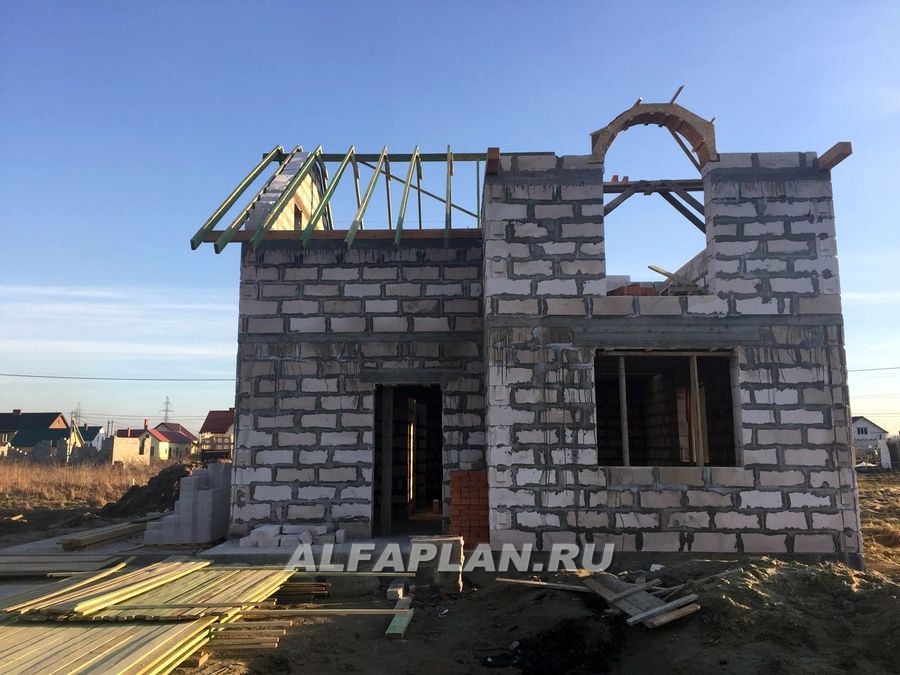 Строительство дома по проекту 103B - фото №34