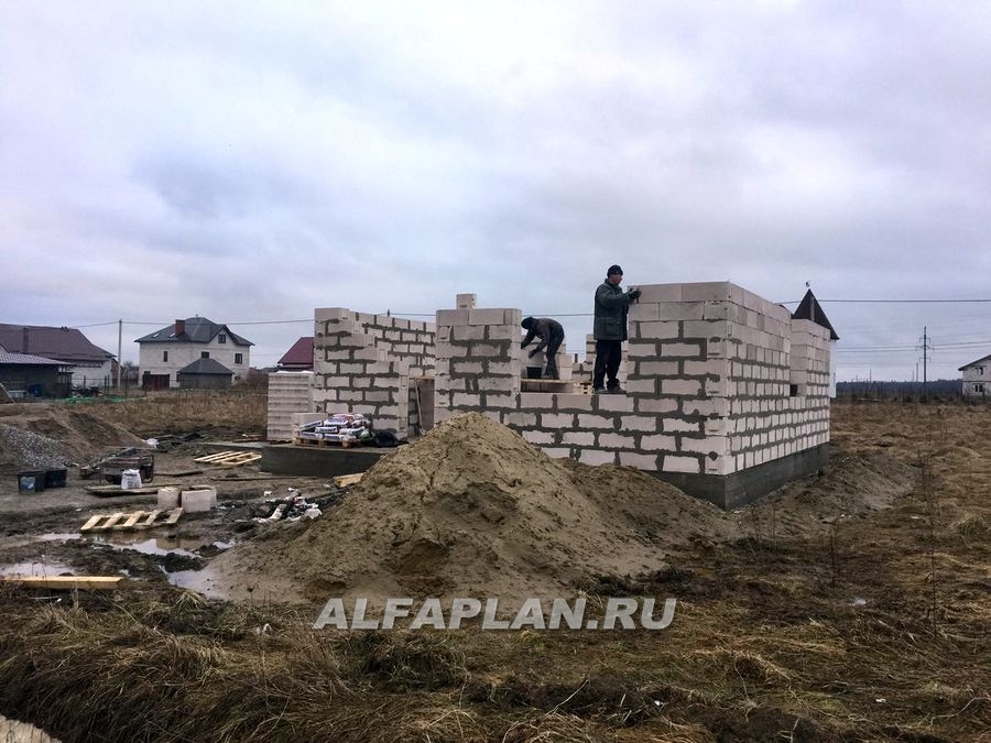 Строительство дома по проекту 103B - фото №38