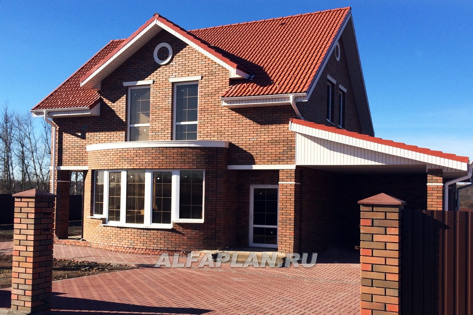 Строительство дома по проекту 104A - фото №1