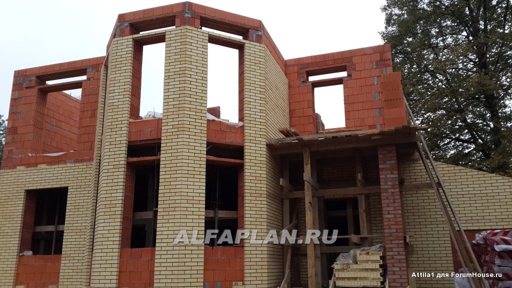 Строительство дома по проекту 111A - фото №5