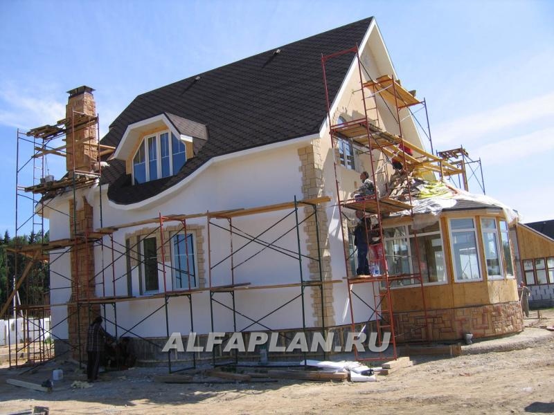 Строительство дома по проекту 25C - фото №4