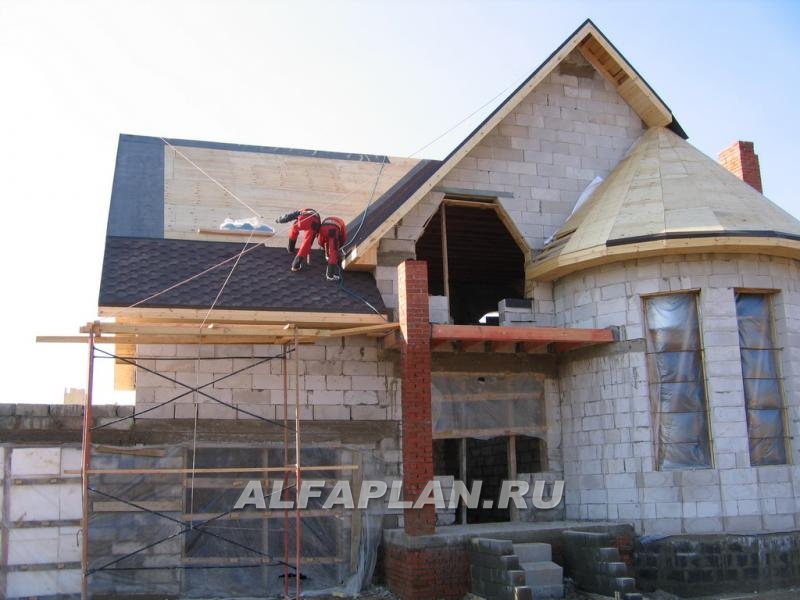 Строительство дома по проекту 25C - фото №7