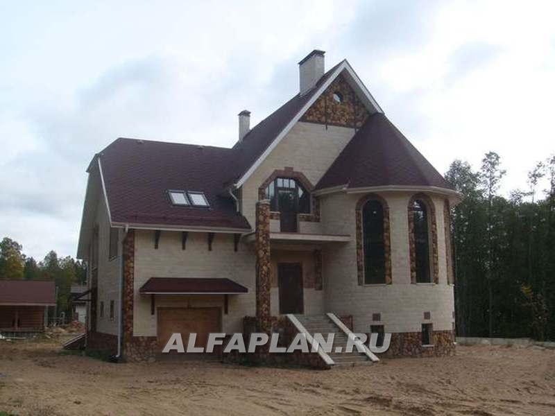 Строительство дома по проекту 25E - фото №2