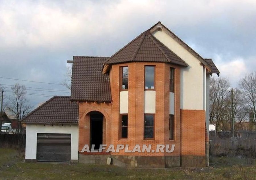 Строительство дома по проекту 40A - фото №1