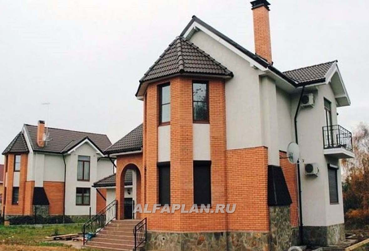 Строительство дома по проекту 40A - фото №1