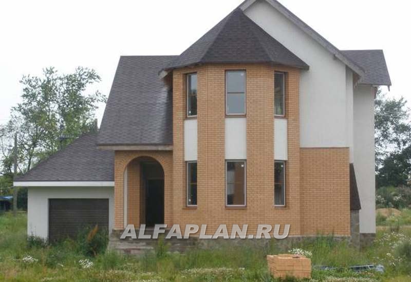 Строительство дома по проекту 40A - фото №1