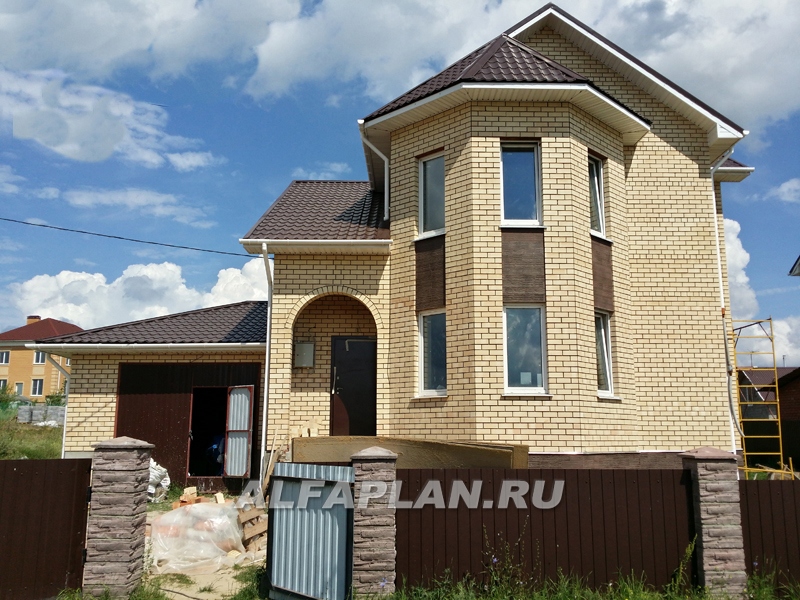 Строительство дома по проекту 40A - фото №1