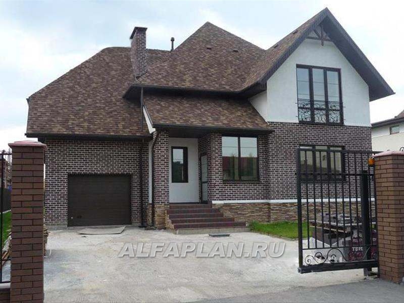 Строительство дома по проекту 44A - фото №1