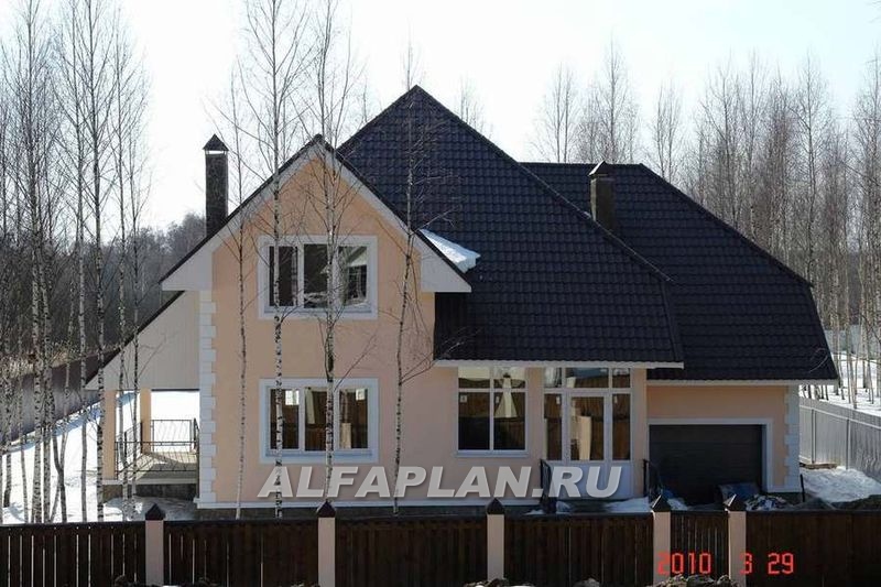 Строительство дома по проекту 44A - фото №9