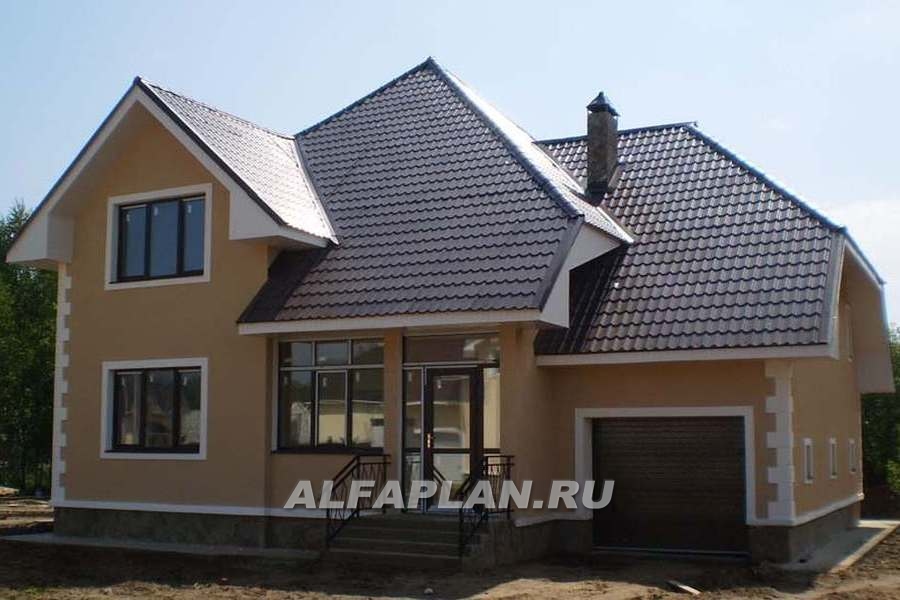 Строительство дома по проекту 44A - фото №1