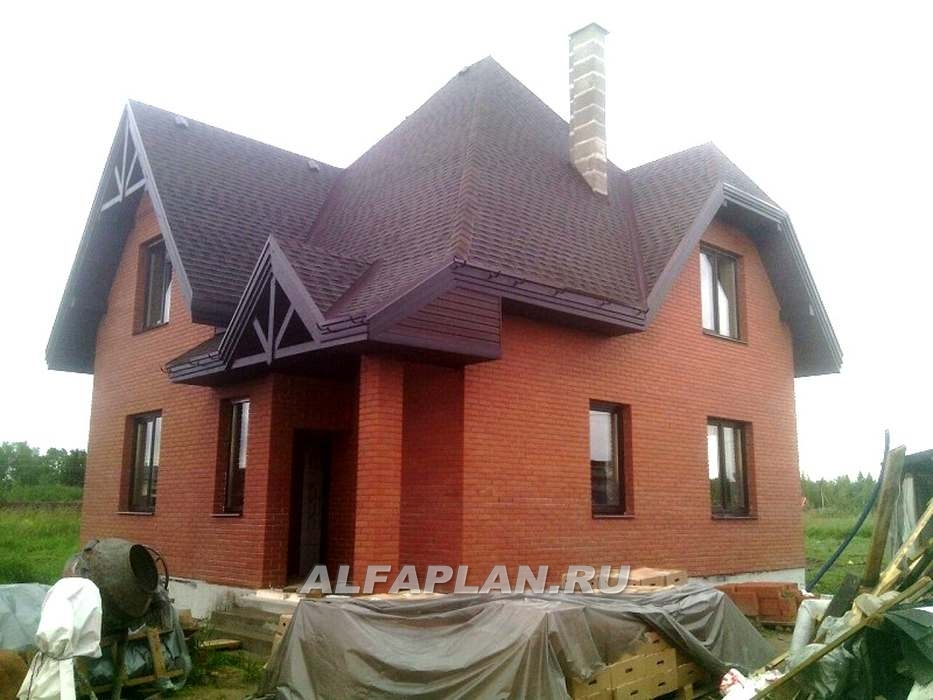 Строительство дома по проекту 47A - фото №1