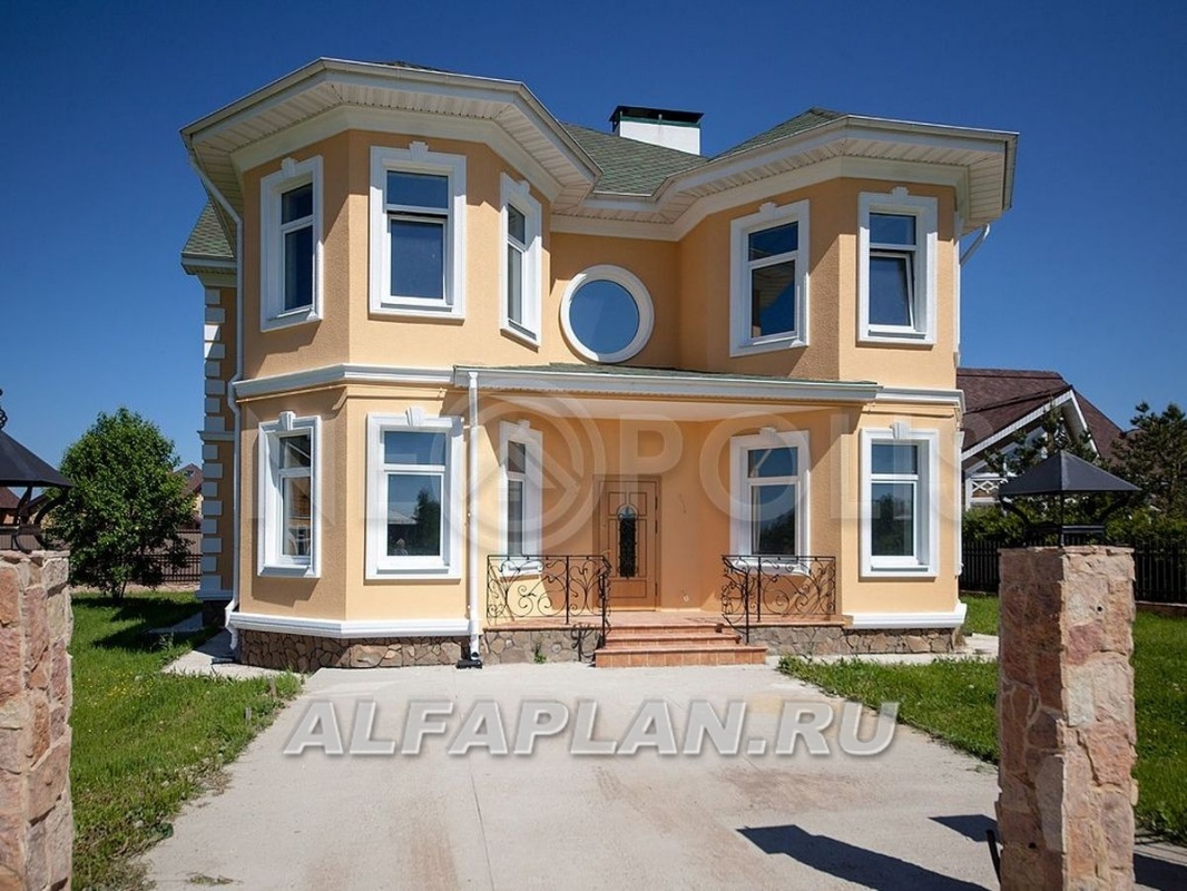 Строительство дома по проекту 49E - фото №1