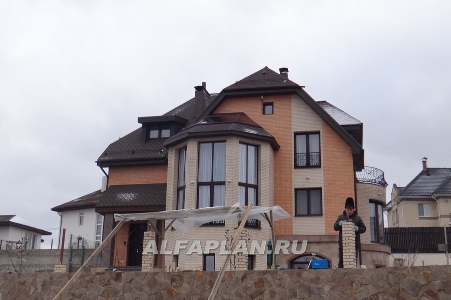 Строительство дома по проекту 57A - фото №1