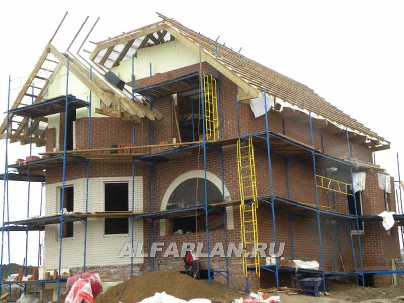 Строительство дома по проекту 70B - фото №8