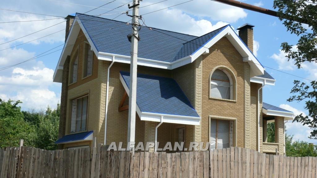 Строительство дома по проекту 72E - фото №1