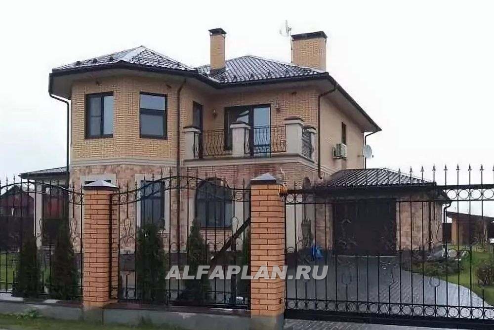 Строительство дома по проекту 74A - фото №1