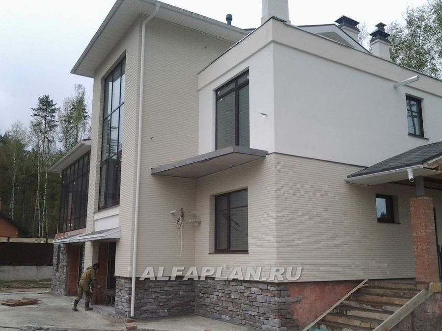 Строительство дома по проекту 77A - фото №3