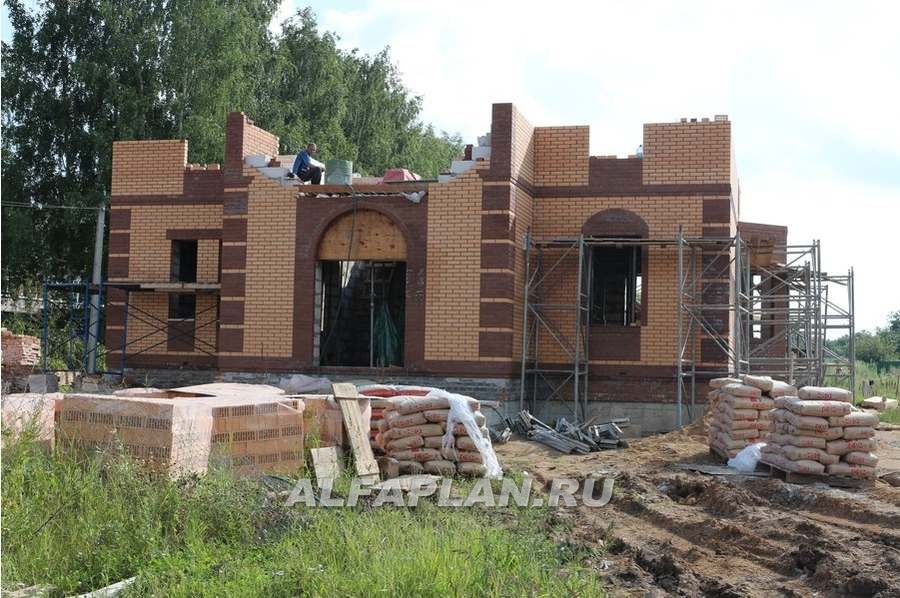 Строительство дома по проекту 78A - фото №1