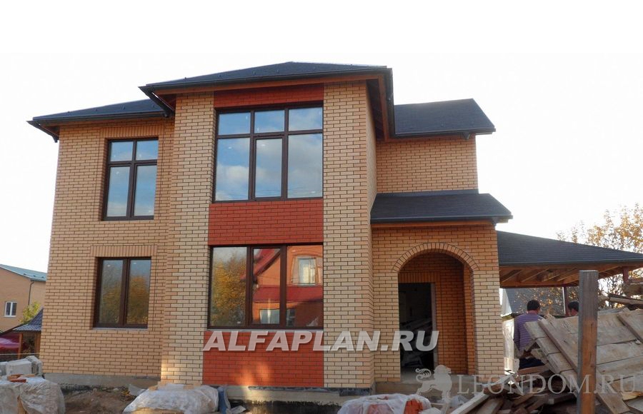 Строительство дома по проекту 82A - фото №5