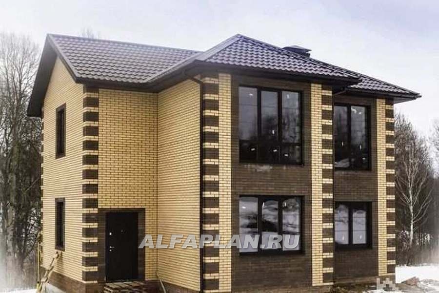 Строительство дома по проекту 82A - фото №8