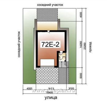 «Экспрофессо» - проект трехэтажного дома, гараж и сауна в цокольном этаже, для узкого участка - превью дополнительного изображения №6