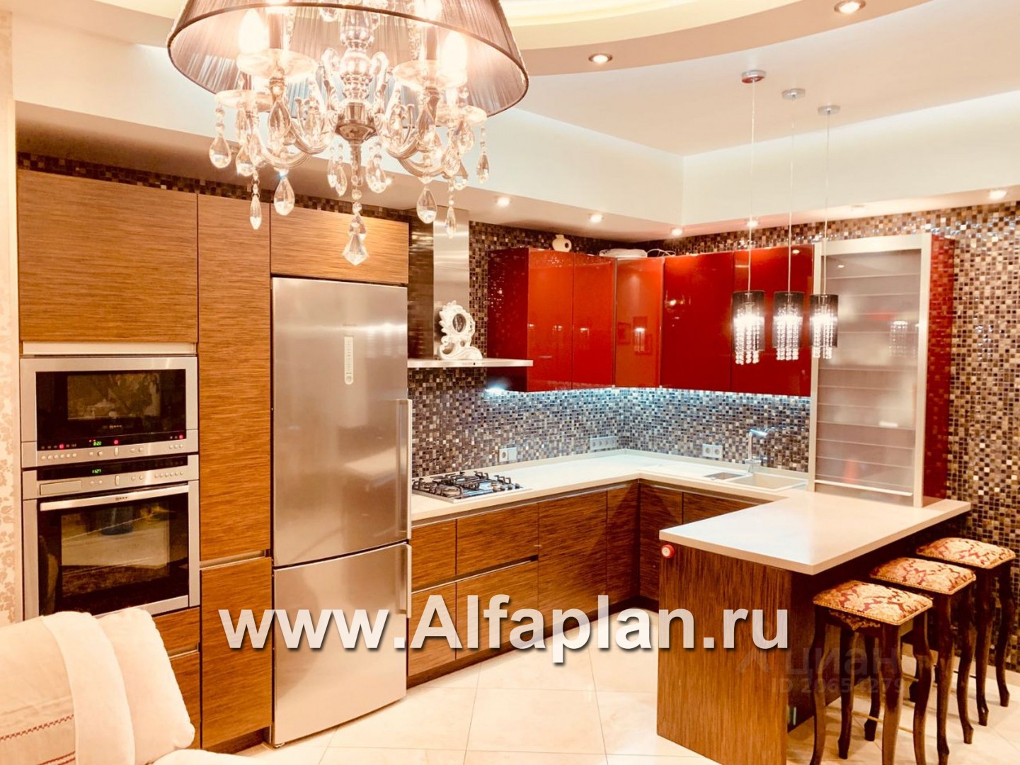 «Белта» - проект двухэтажного дома из газобетона, планировка со вторым светом в гостиной, с эркером и террасой - дизайн дома №8