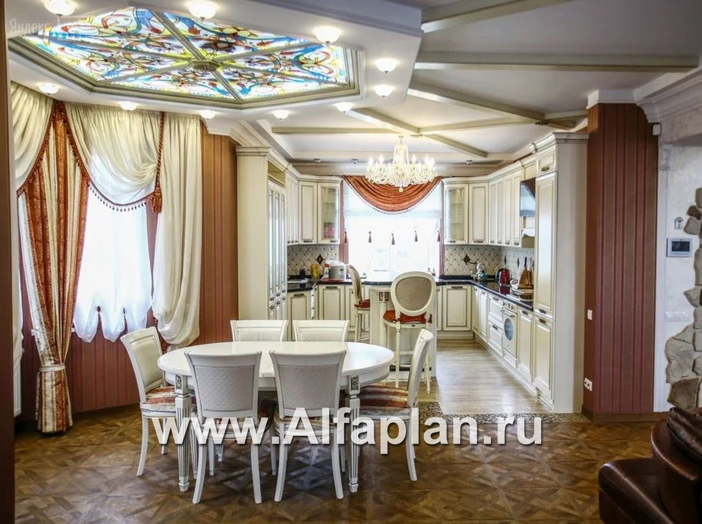 «Верона» - проект трехэтажного дома, с эркером и с верандой, с гаражом - дизайн дома №5