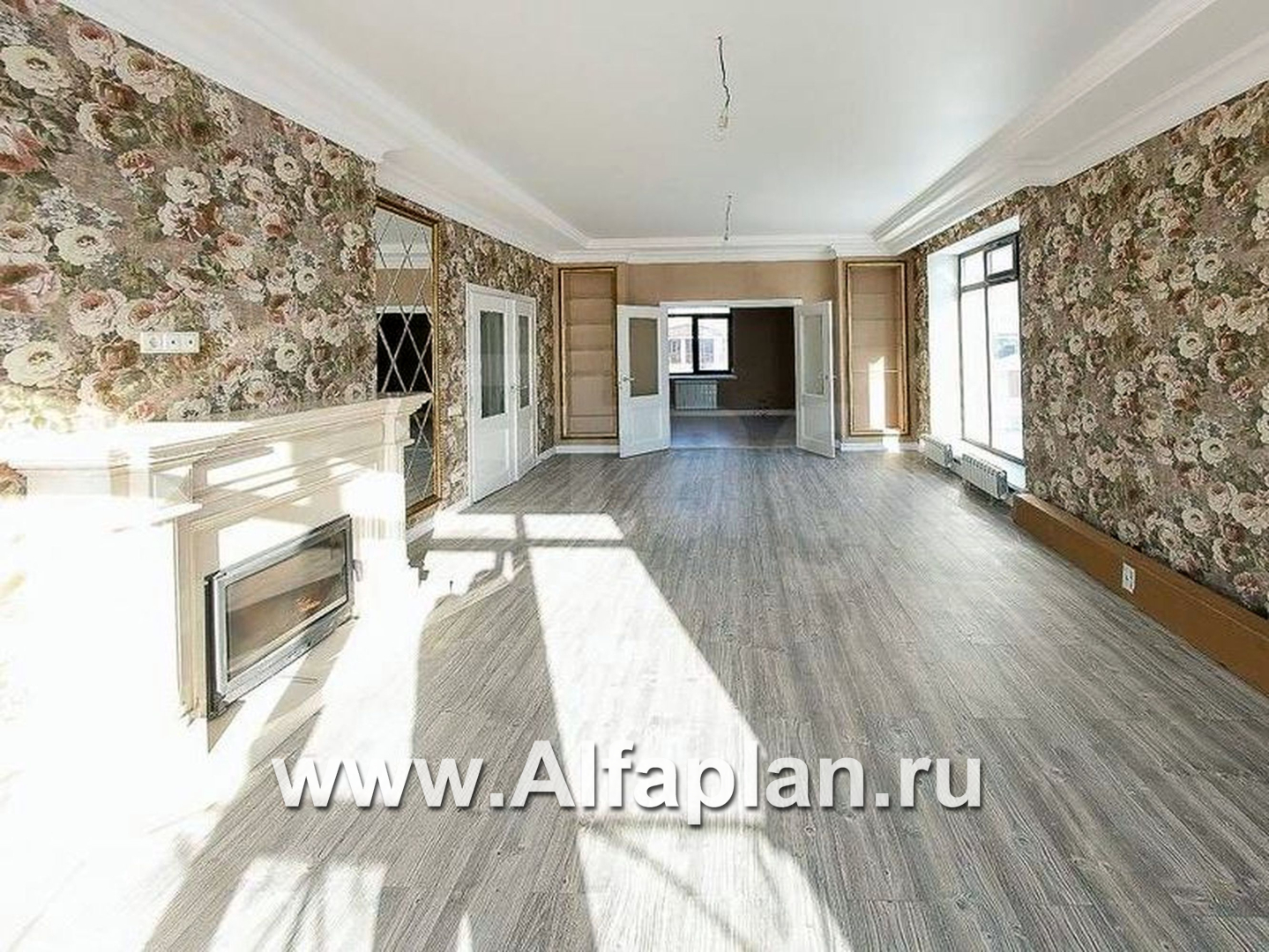 Проект трехэтажного дома из газобетона «Индиго», с гаражом в цоколе - дизайн дома №5