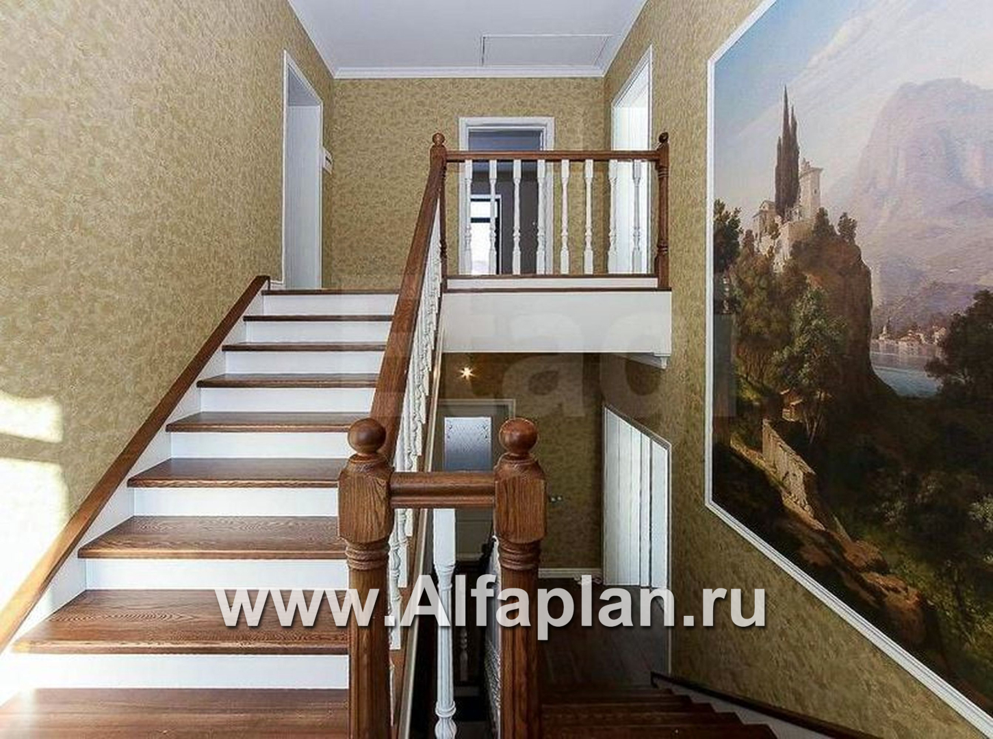 Проект трехэтажного дома из газобетона «Индиго», с гаражом в цоколе - дизайн дома №6